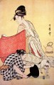 femmes faisant des robes 2 Kitagawa Utamaro ukiyo e Bijin GA